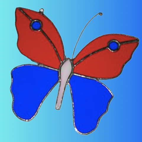 stained glass butterfly